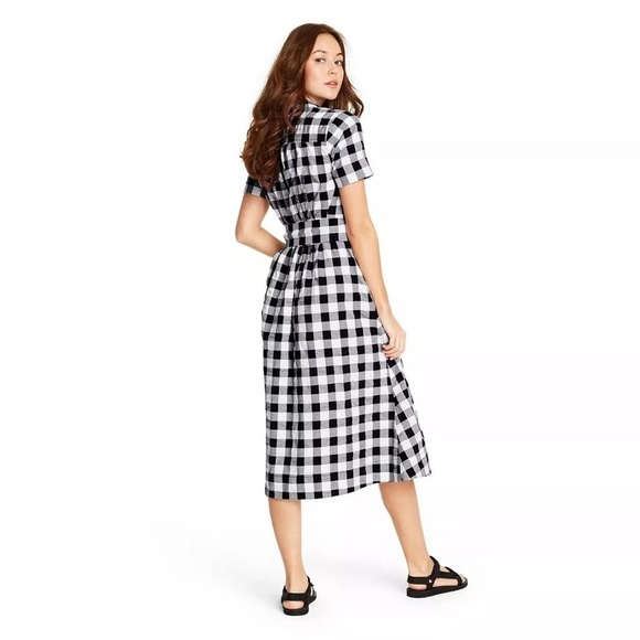 Lisa Marie Fernandez For Target Button Front Shirt Dress Gingham - Picture 5 of 6